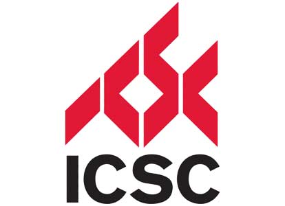 ICSC logo on the display of the website